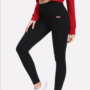 Patch Detail Leggings